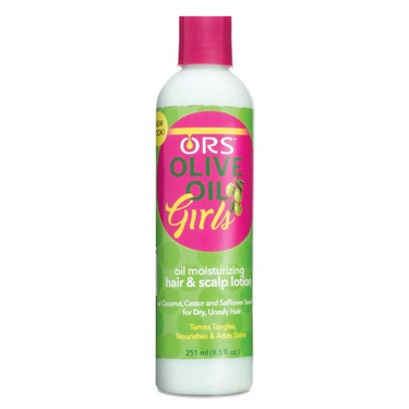 ORS Olive Oil Girls Hair & Scalp Lotion – 8.5 oz - ANNS BEAUTY SUPPLY